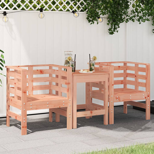 Chaises de jardin lot de 2 61,5x53x71 cm bois massif de douglas