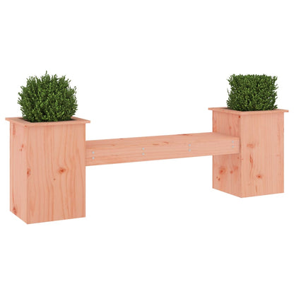 Banc avec jardinières 184,5x39,5x56,5cm bois massif de douglas