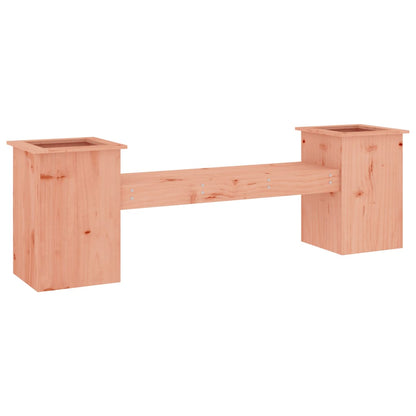 Banc avec jardinières 184,5x39,5x56,5cm bois massif de douglas