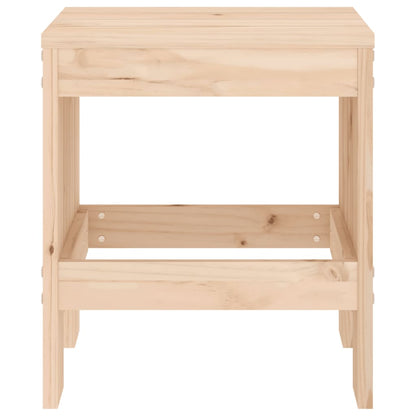 Tabourets de jardin lot de 2 40x36x45 cm bois massif de pin