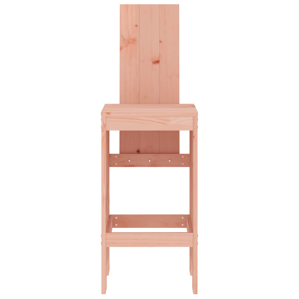 Tabourets de bar lot de 2 40x42x120 cm bois massif douglas