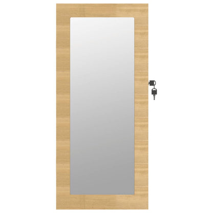 Armoire à bijoux avec miroir murale 30 x 8,5 x 67 cm