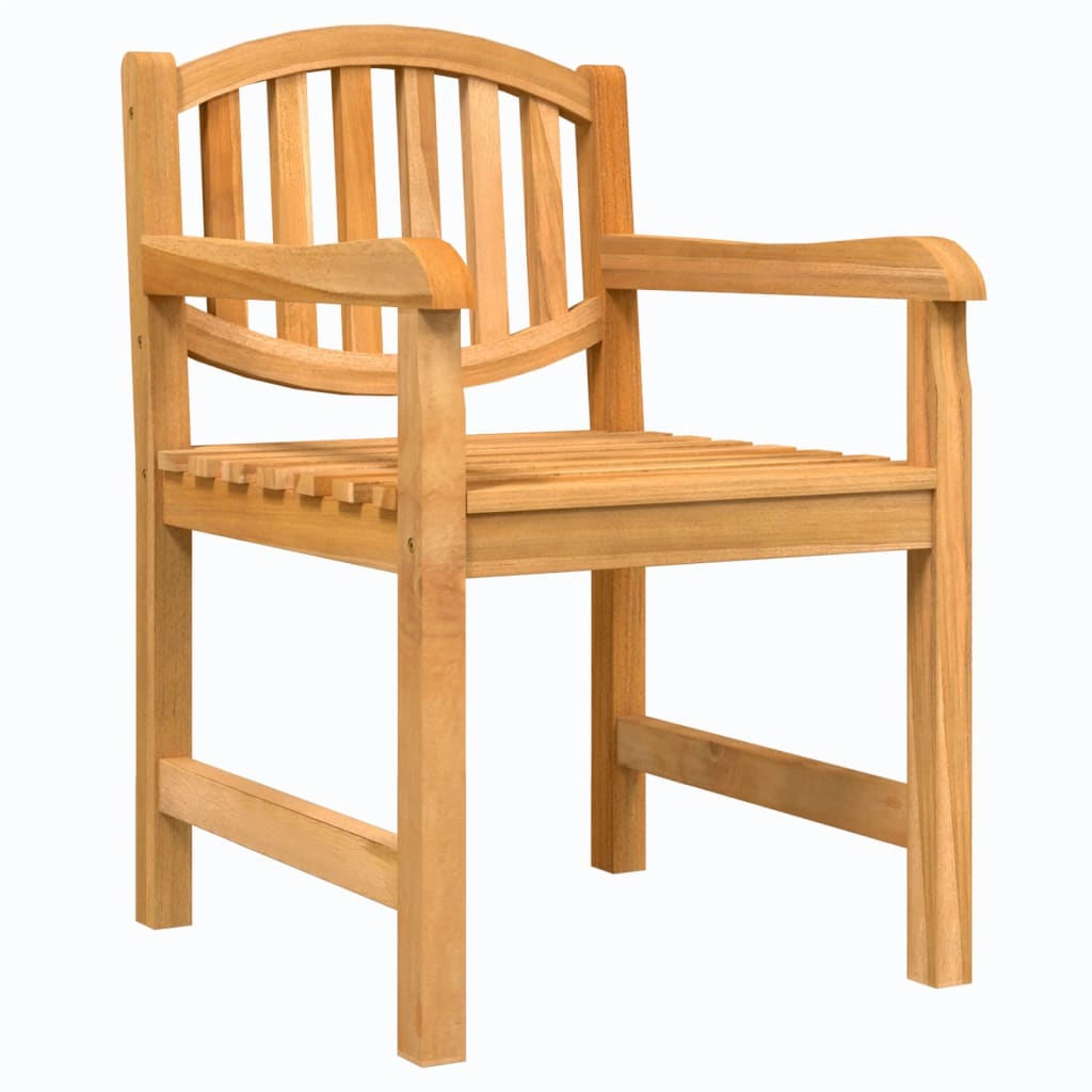 Chaises de jardin lot de 2 58x59x88 cm bois de teck solide