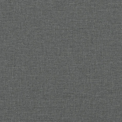 Canapé-lit en forme de L gris foncé 279x140x70 cm tissu