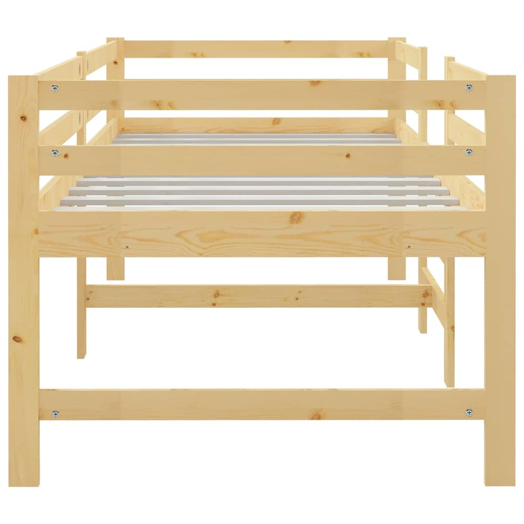 Cadre de lit sans matelas 90x200 cm bois de pin massif