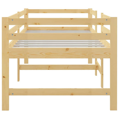 Cadre de lit sans matelas 90x200 cm bois de pin massif