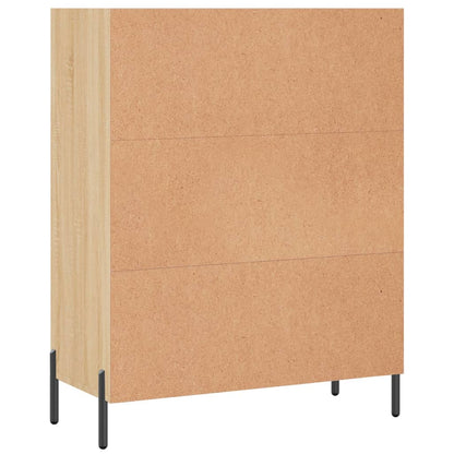 Armoire à étagères chêne sonoma 69,5x32,5x90 cm bois ingénierie