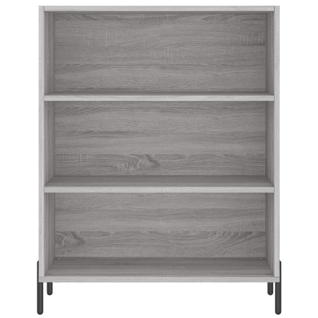 Armoire à étagères sonoma gris 69,5x32,5x90cm bois d'ingénierie