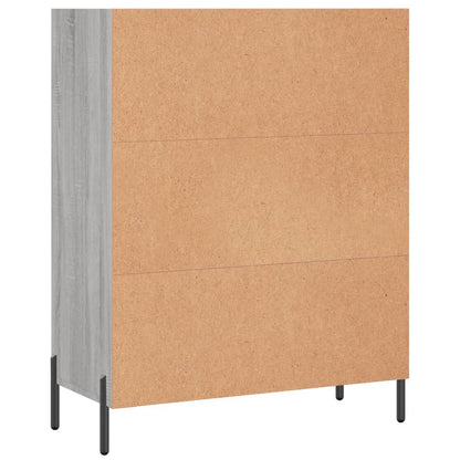 Armoire à étagères sonoma gris 69,5x32,5x90cm bois d'ingénierie