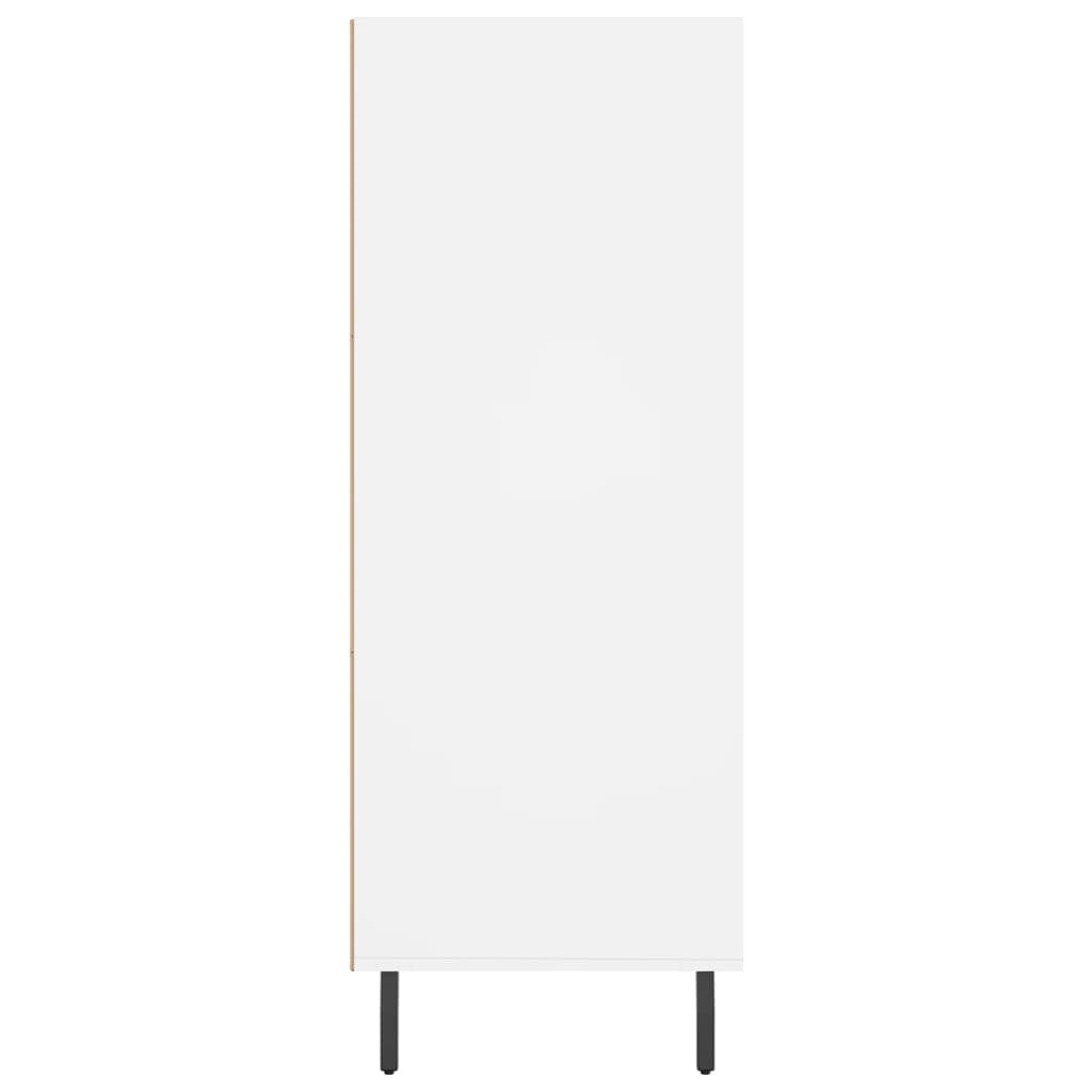 Armoire à étagères blanc 69,5x32,5x90 cm bois d'ingénierie