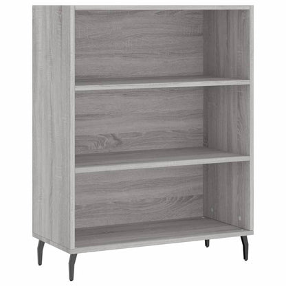 Armoire à étagères sonoma gris 69,5x32,5x90cm bois d'ingénierie