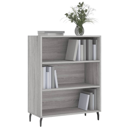 Armoire à étagères sonoma gris 69,5x32,5x90cm bois d'ingénierie