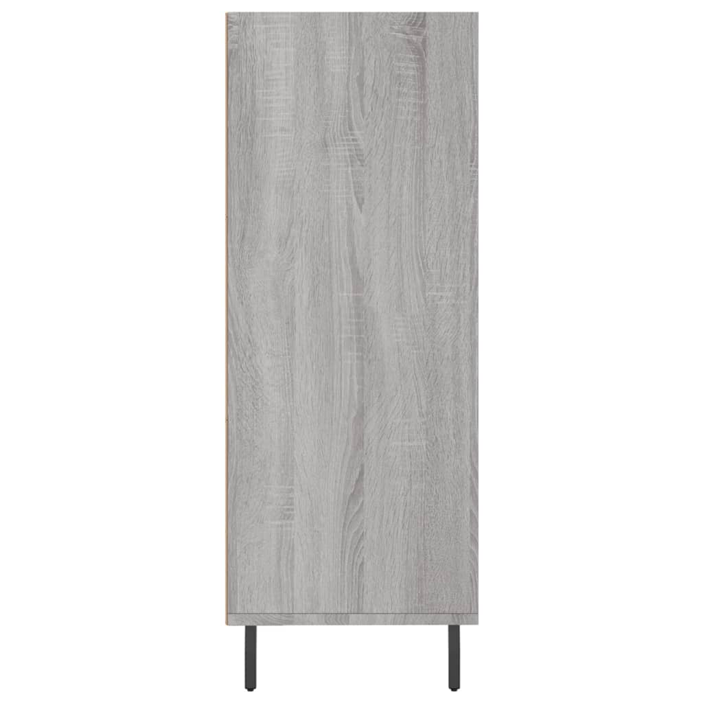 Armoire à étagères sonoma gris 69,5x32,5x90cm bois d'ingénierie