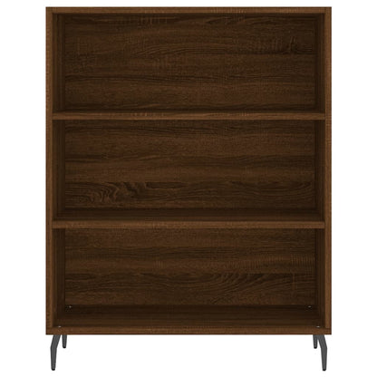 Armoire à étagères chêne marron 69,5x32,5x90 cm bois ingénierie