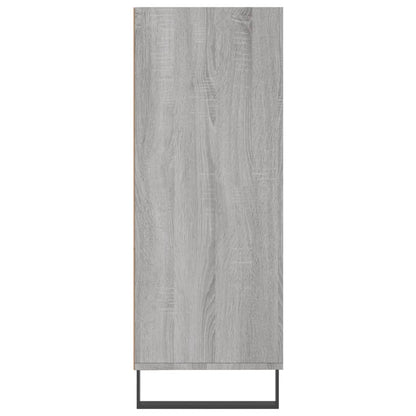 Armoire à étagères sonoma gris 69,5x32,5x90cm bois d'ingénierie