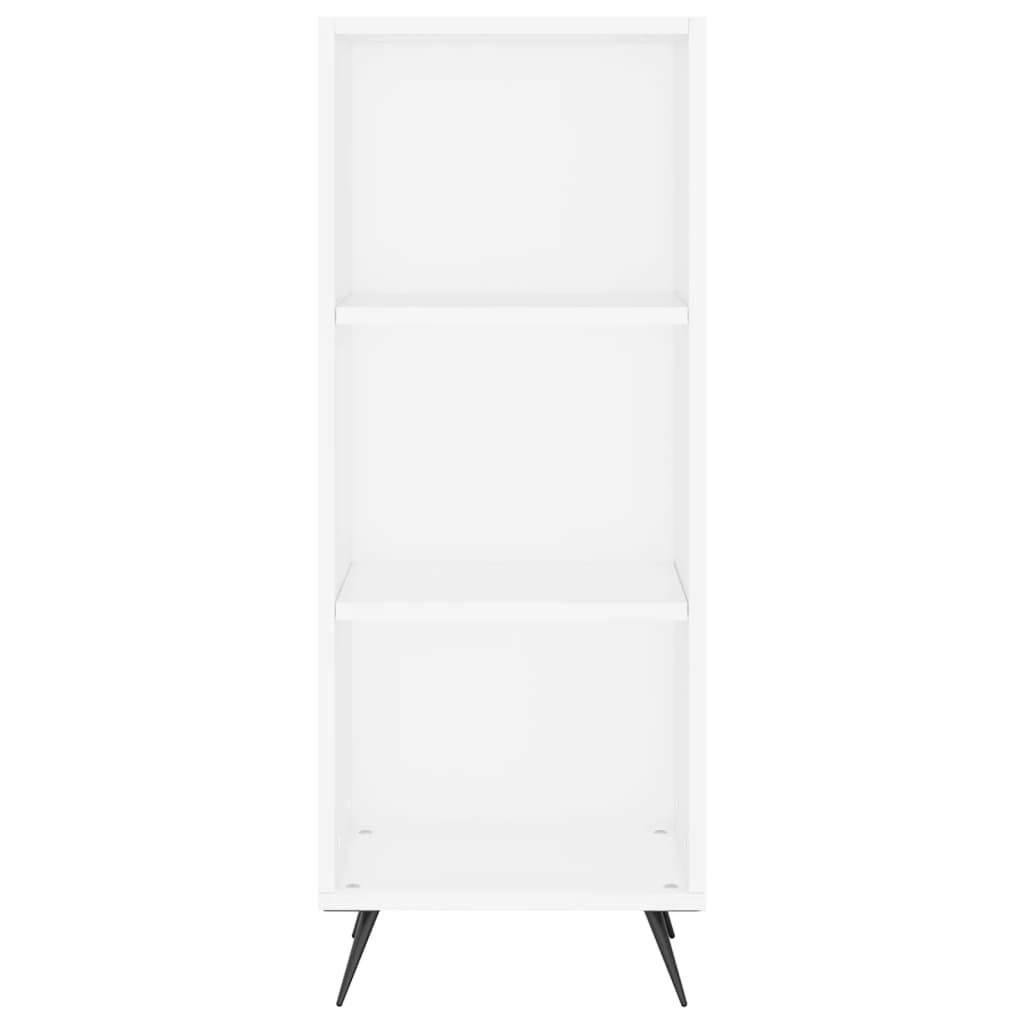 Armoire à étagères blanc 34,5x32,5x90 cm bois d'ingénierie