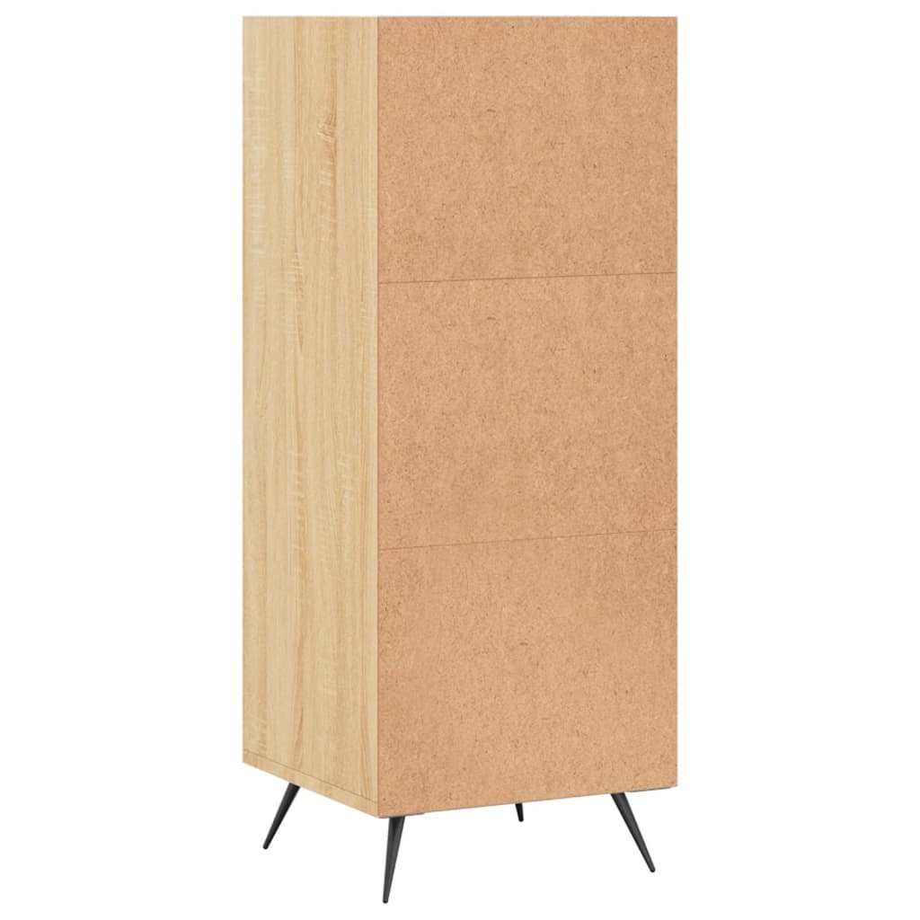 Armoire à étagères chêne sonoma 34,5x32,5x90 cm bois ingénierie