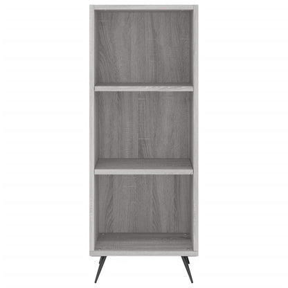 Armoire à étagères sonoma gris 34,5x32,5x90cm bois d'ingénierie