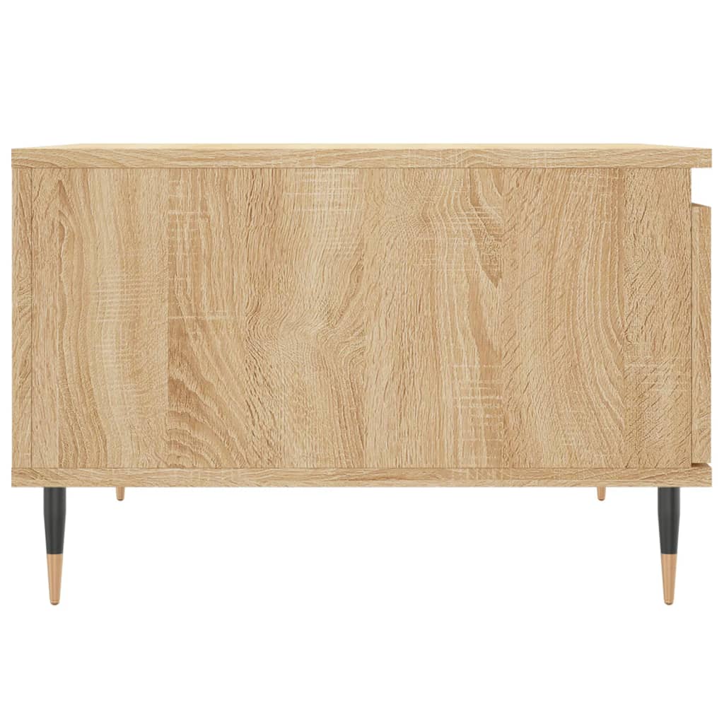 Table basse chêne sonoma 55x55x36,5 cm bois d'ingénierie