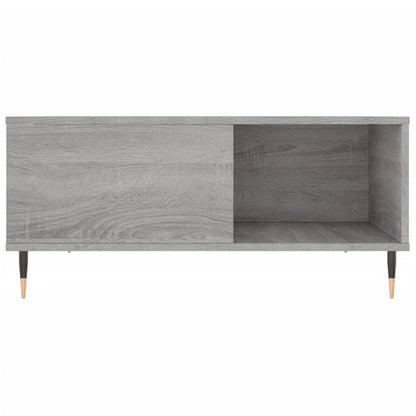 Table basse sonoma gris 80x80x36,5 cm bois d'ingénierie