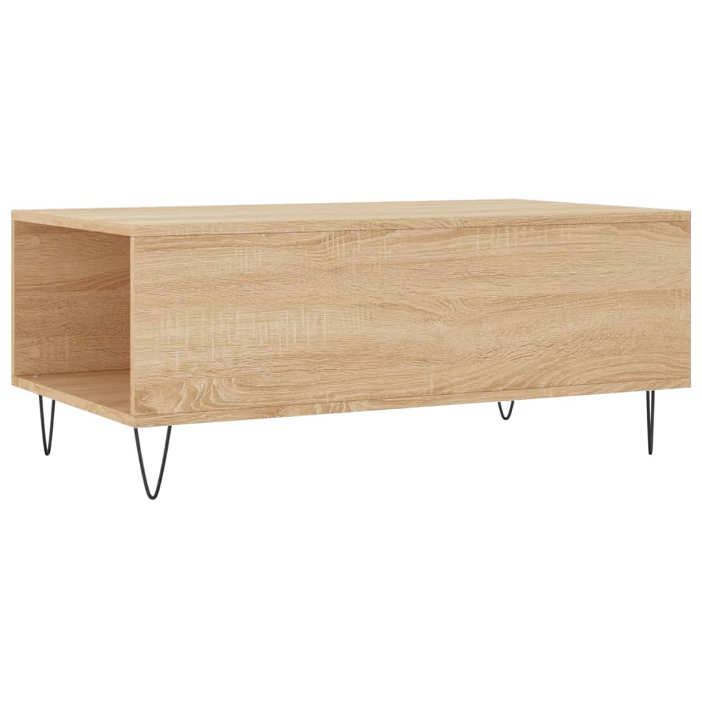 Table basse Chêne sonoma 90x50x36,5 cm Bois d'ingénierie