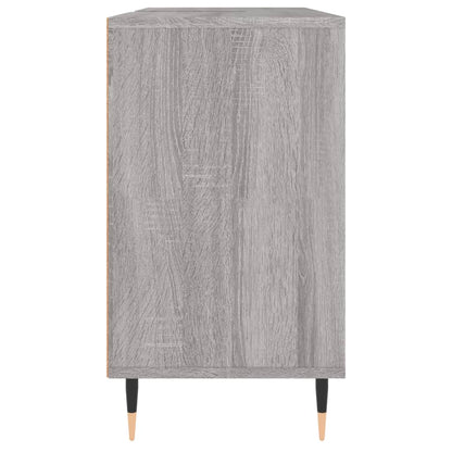 Armoire salle de bain sonoma gris 80x33x60 cm bois d'ingénierie