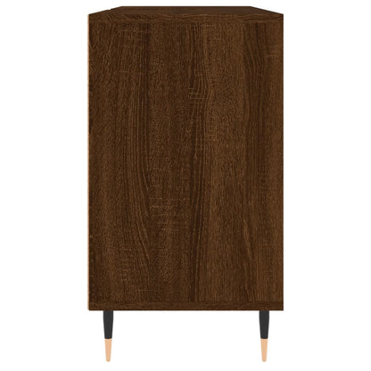 Armoire salle de bain chêne marron 80x33x60cm bois d'ingénierie