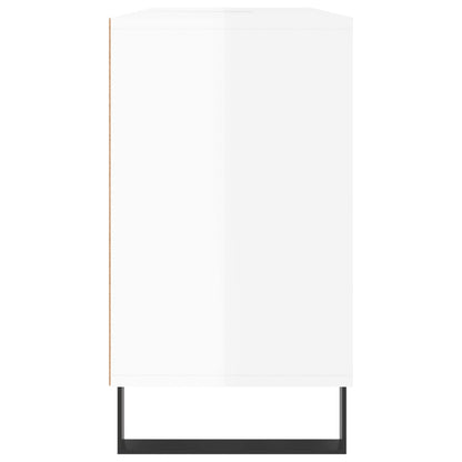 Armoire de salle de bain blanc brillant 80x33x60 cm