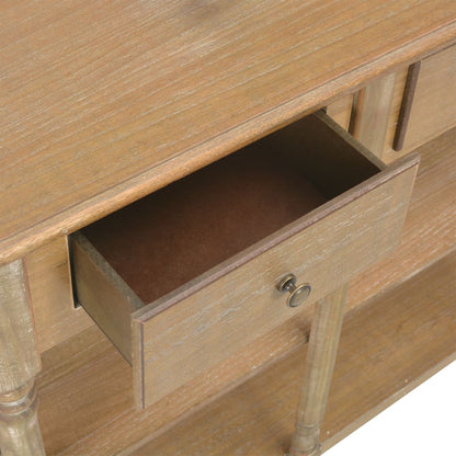 Table console 110x30x76 cm bois d'ingénierie