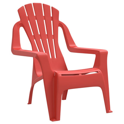 Chaises de jardin pour enfants lot de 2 rouge 37x34x44 cm PP