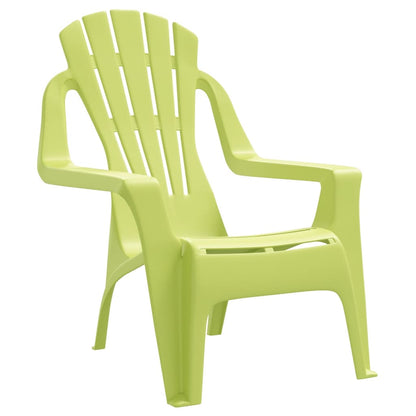 Chaises de jardin pour enfants lot de 2 vert 37x34x44 cm PP