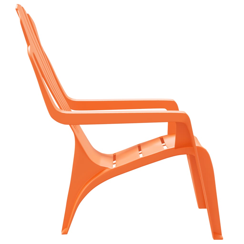 Chaises de jardin pour enfants lot de 2 orange 37x34x44 cm PP