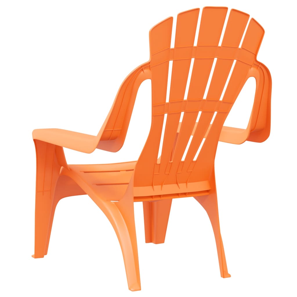 Chaises de jardin pour enfants lot de 2 orange 37x34x44 cm PP