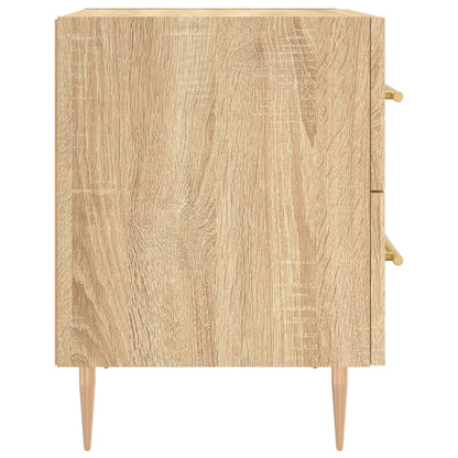 Table de chevet chêne sonoma 40x35x47,5 cm bois d’ingénierie