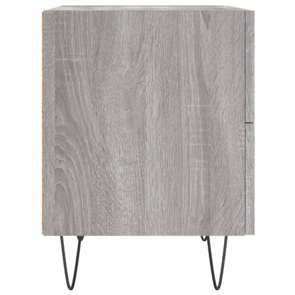 Tables de chevet 2 pcs sonoma gris 40x35x47,5 cm