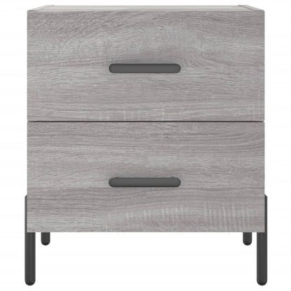 Tables de chevet 2 pcs sonoma gris 40x35x47,5 cm