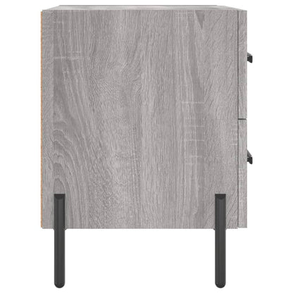 Tables de chevet 2 pcs sonoma gris 40x35x47,5 cm