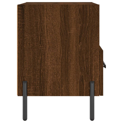 Tables de chevet 2 pcs chêne marron 40x35x47,5 cm