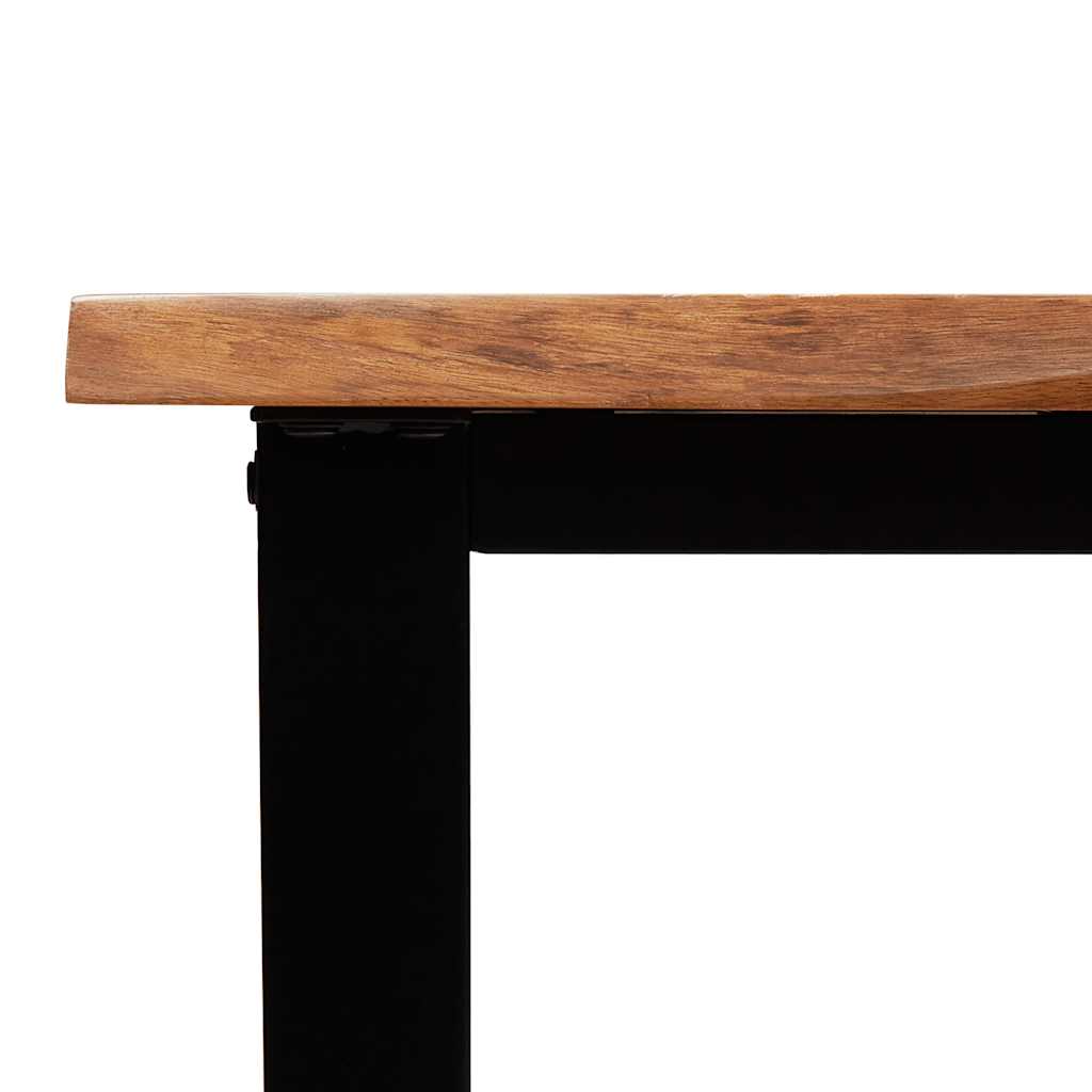 Table console à live edge 110x35x80 cm bois d'acacia solide