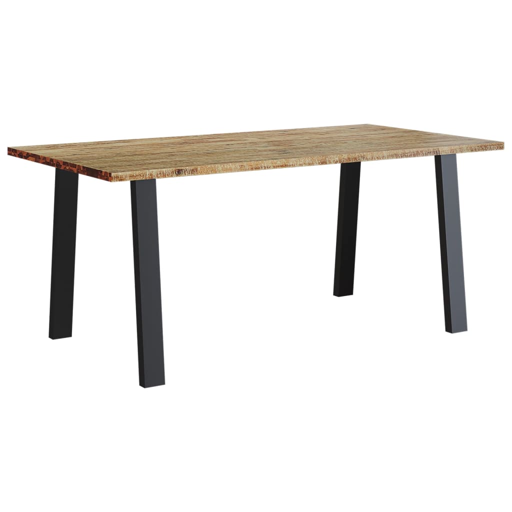 Table à manger 150x90x75 cm bois d'acacia solide