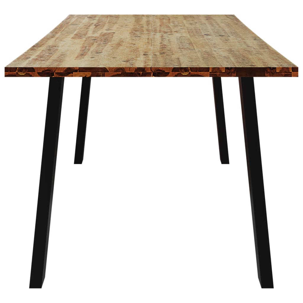 Table à manger 150x90x75 cm bois d'acacia solide