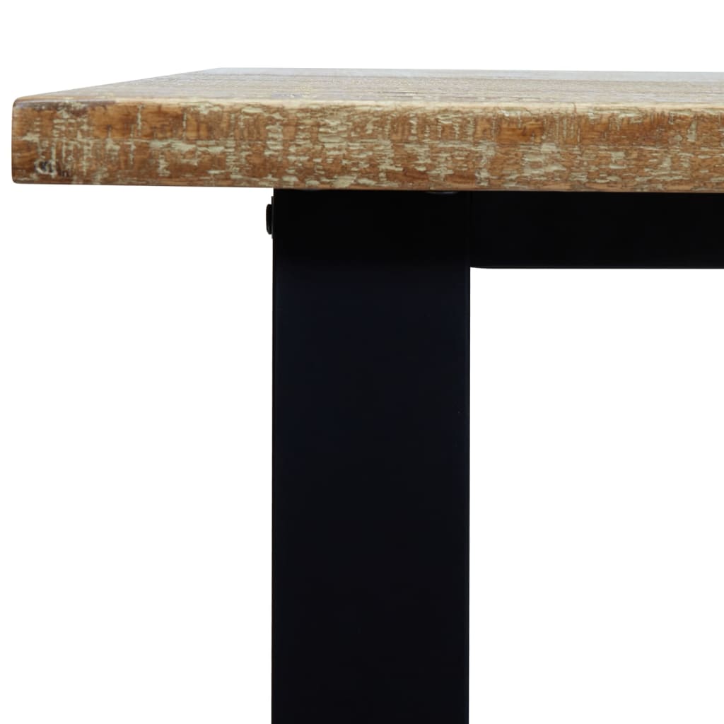 Table à manger 150x90x75 cm bois d'acacia solide