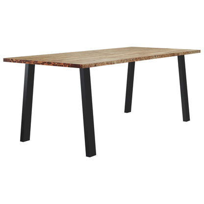 Table à manger 200x90x75 cm bois d'acacia solide