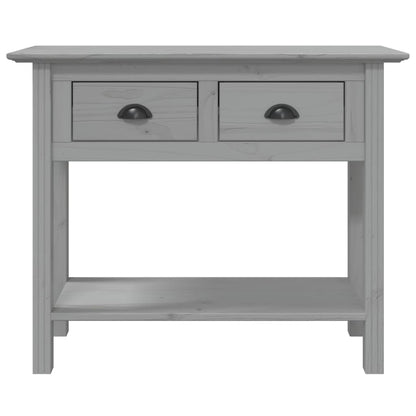 Table console BODO gris 91x35x74 cm bois de pin massif