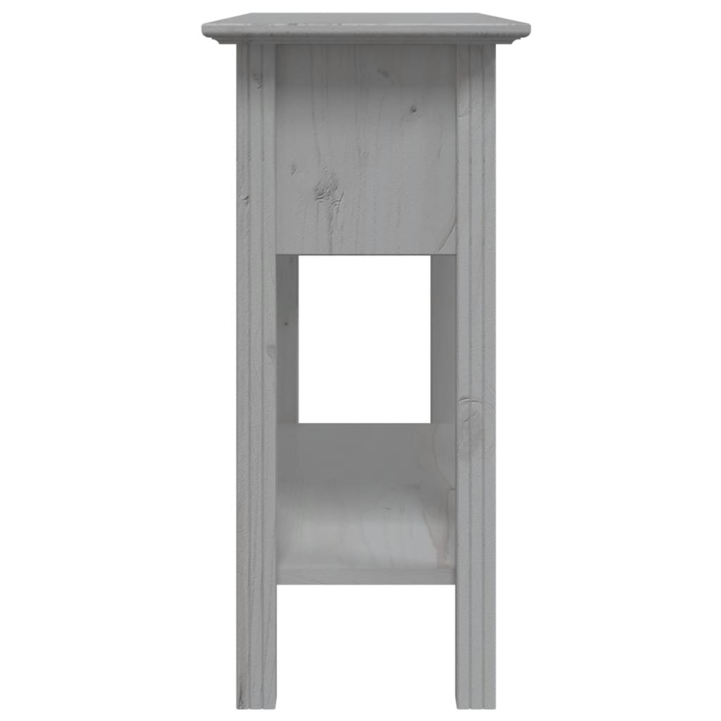 Table console BODO gris 91x35x74 cm bois de pin massif