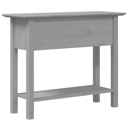 Table console BODO gris 91x35x74 cm bois de pin massif