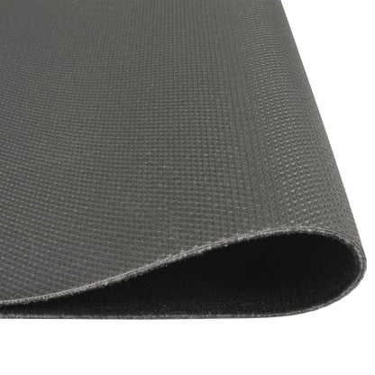 Tapis de cuisine lavable impression cuisine noir 45x150 cm