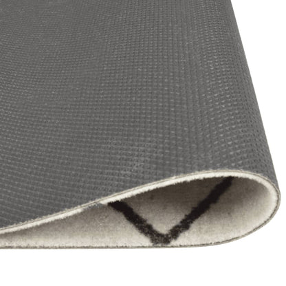 Tapis de cuisine lavable impression carrée 45x150 cm velours