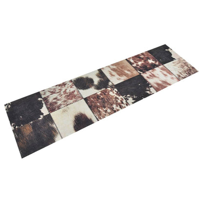 Tapis de cuisine lavable impression peau d'animal 45x150 cm