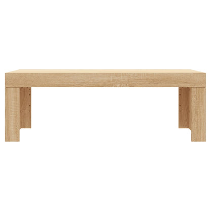 Table basse chêne sonoma 102x50x36 cm bois d'ingénierie